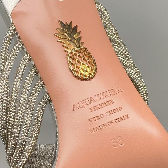 Aquazzura Gatsby Embellished Mules size 38 - Picture 16 of 16